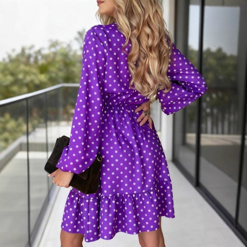Trendy Womens Clothing With A Playful Polka-dot Design