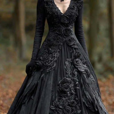 Fashionable Casual Halloween New Witch Witch Dress