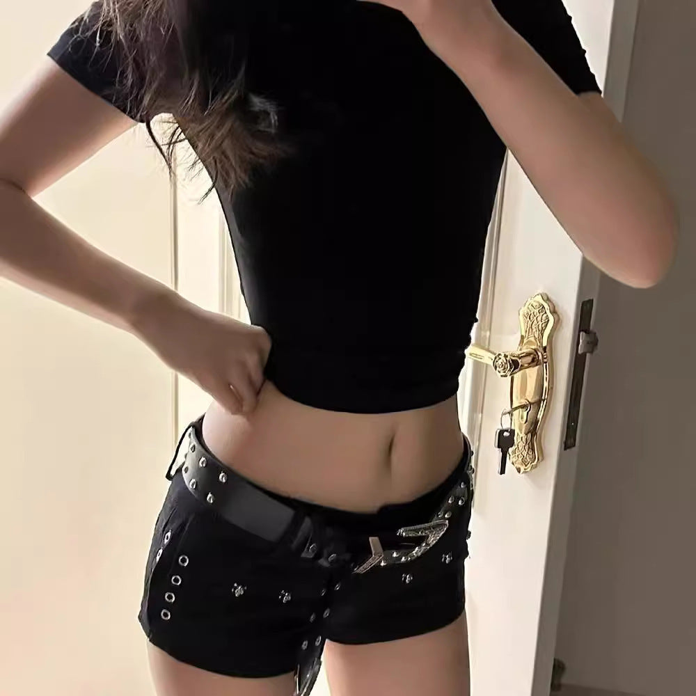 Fashion American Denim Shorts For Women