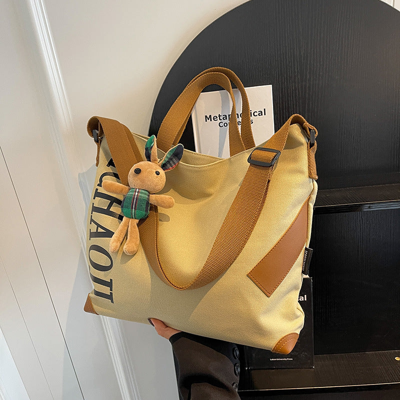 Women's Casual Large-capacity Canvas Shoulder Messenger Bag