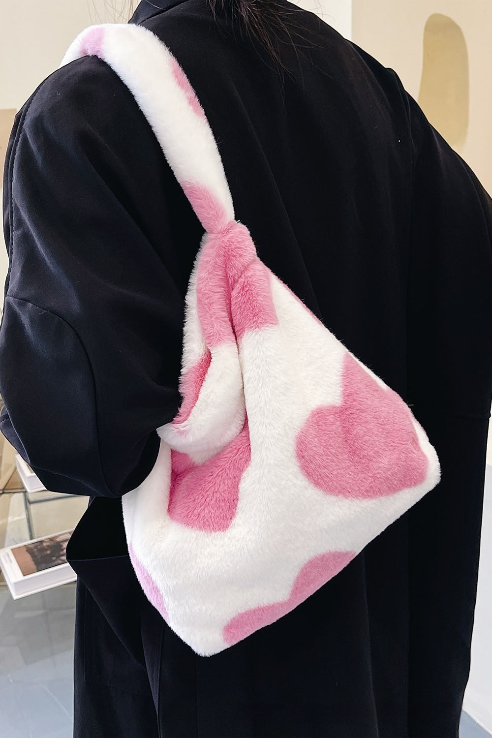 Love Fashion Casual Fluffy Shoulder Bag