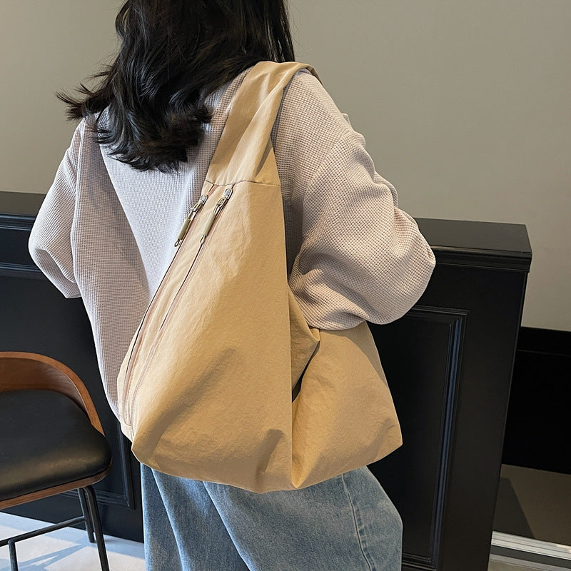 Lazy Relaxed Feeling Large Capacity Canvas Bag Women