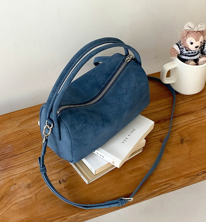 Frosted Boston Pillow Bag Hand-held Fashionable Square