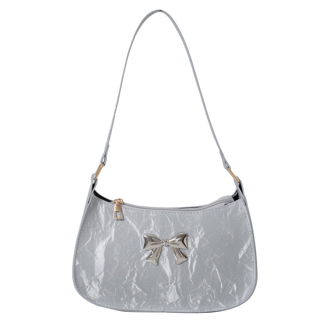 Pure Color Trendy Special-interest Design Butterfly Fashion Shoulder Bag