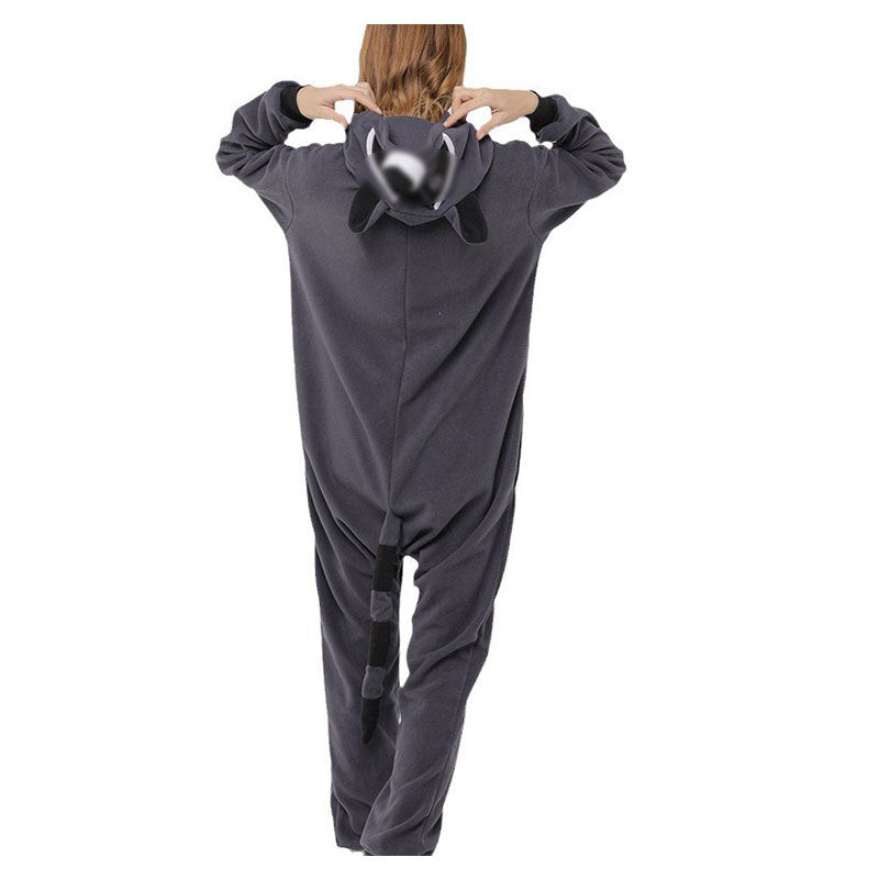 Fleece Thermal Loungewear Cartoon Onesie Pajamas