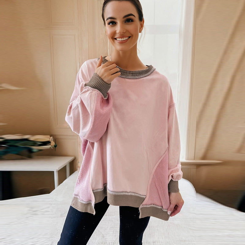 New Round-neck Long-sleeve Casual Versatile Hoodie