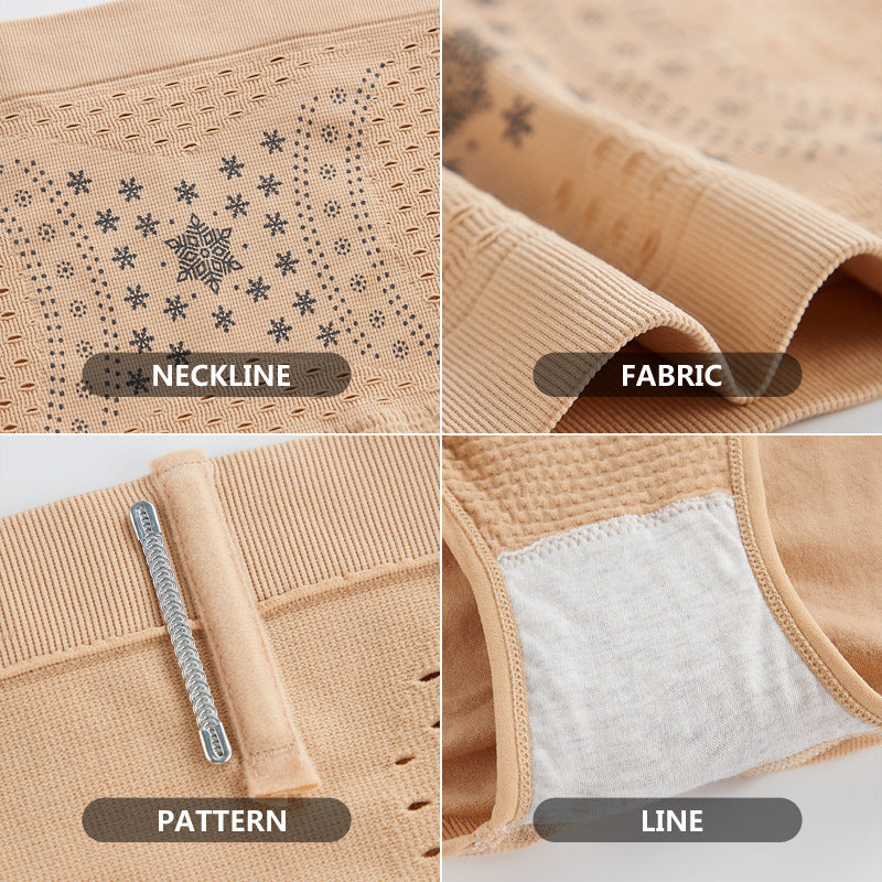 Women's Plump Girls Ultra-thin Breathable Hip Lifting Waist Girdling Slim-fitting And Body Shaping Underwear