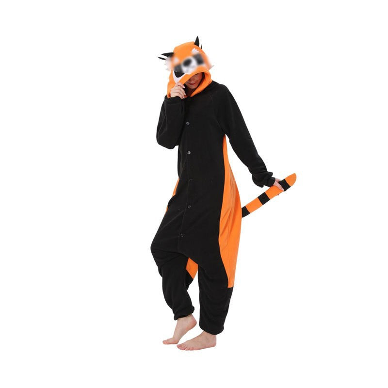 Fleece Thermal Loungewear Cartoon Onesie Pajamas