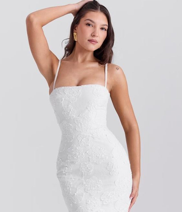 European And American Sexy Women's Lace-style Strappy Dress