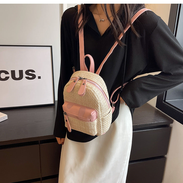 Summer Small Backpack Mini Versatile Small Schoolbag