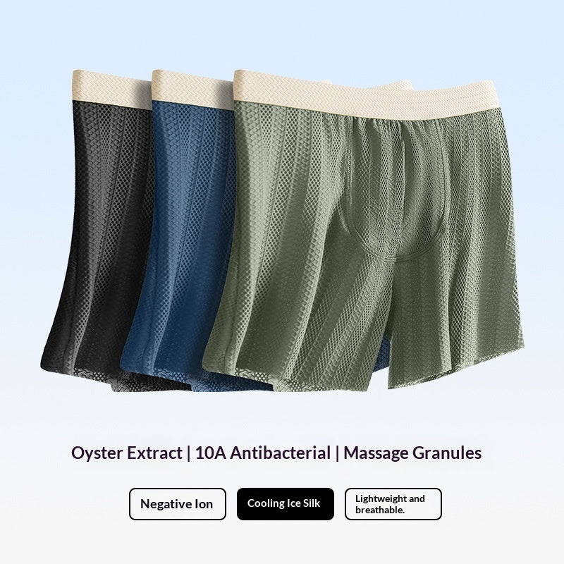 Nylon And Ice Silk Men's Boxer Briefs