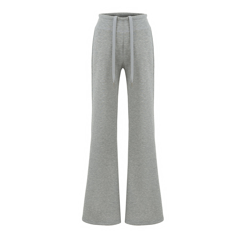 Vertical Bar Air Layer Drape Bootcut Trousers