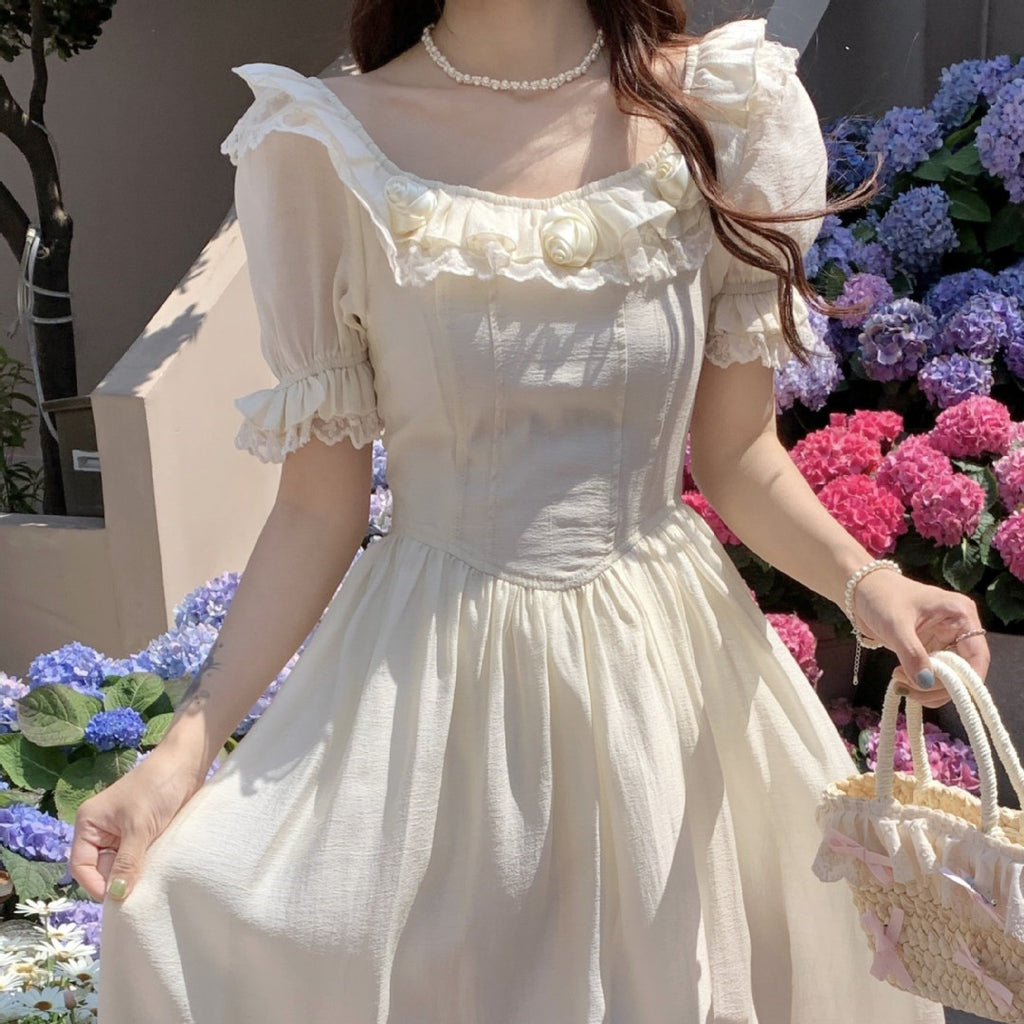 Women's Fashion Vintage French Dress