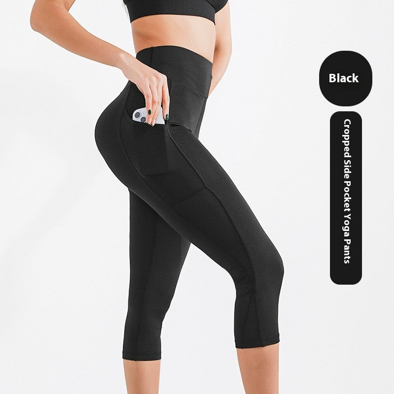 Yoga Pants Women's Sports Fitness Five-point Shark Pants