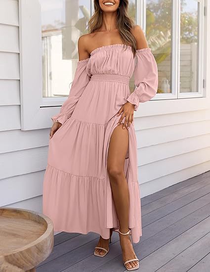 Elegant High-waisted A-line Layered Maxi Skirt With A Side Slit