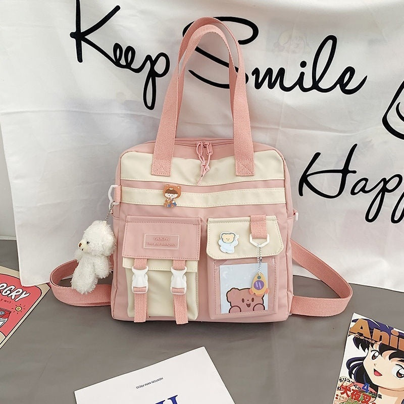 Women's Large Capacity Canvas Messenger Bag