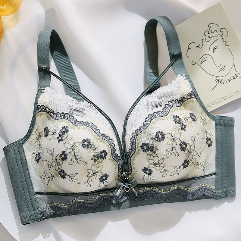 Push Up Breast Holding Wireless Underwear For Women