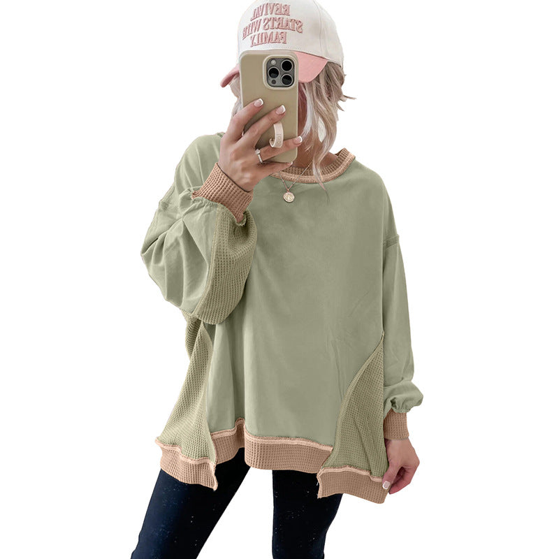 New Round-neck Long-sleeve Casual Versatile Hoodie