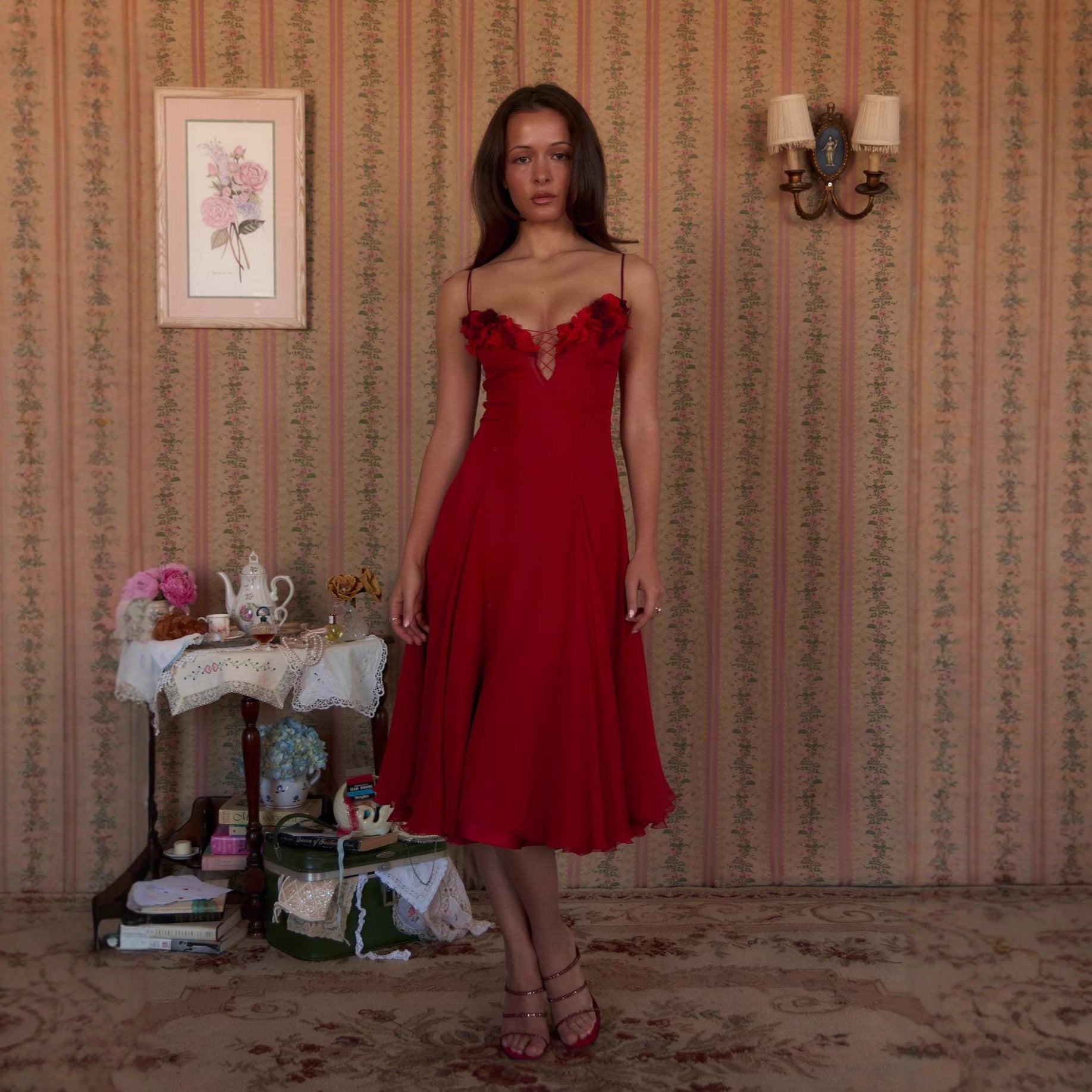 Women's Solid Color Loose And Versatile Camisole Dress