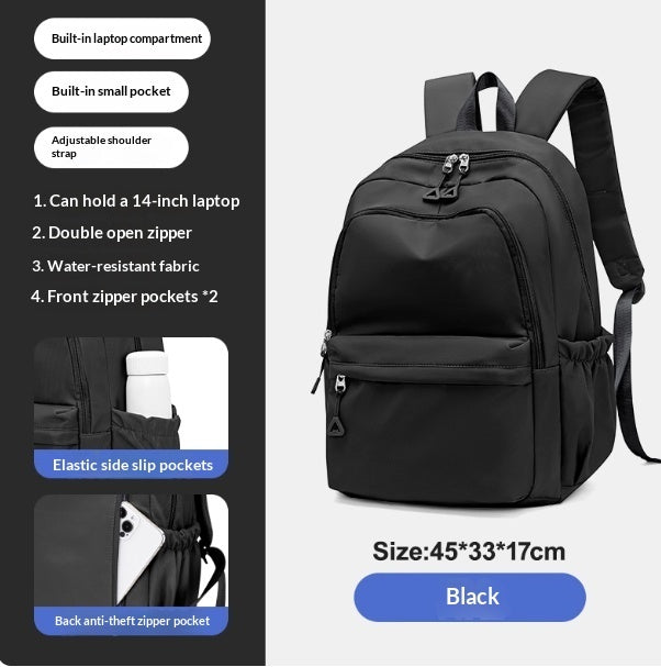 Simple And Versatile High School Student Backpack