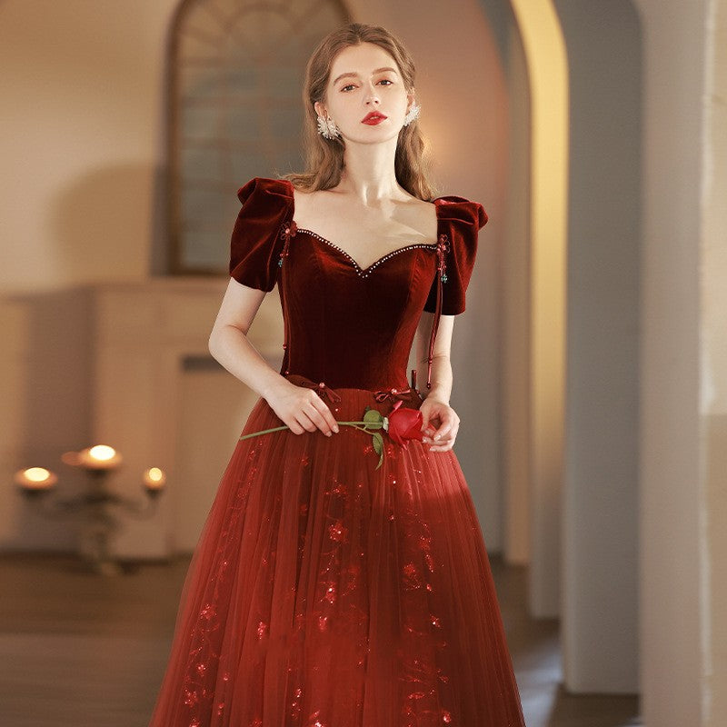Women's High-end French Vintage Dress