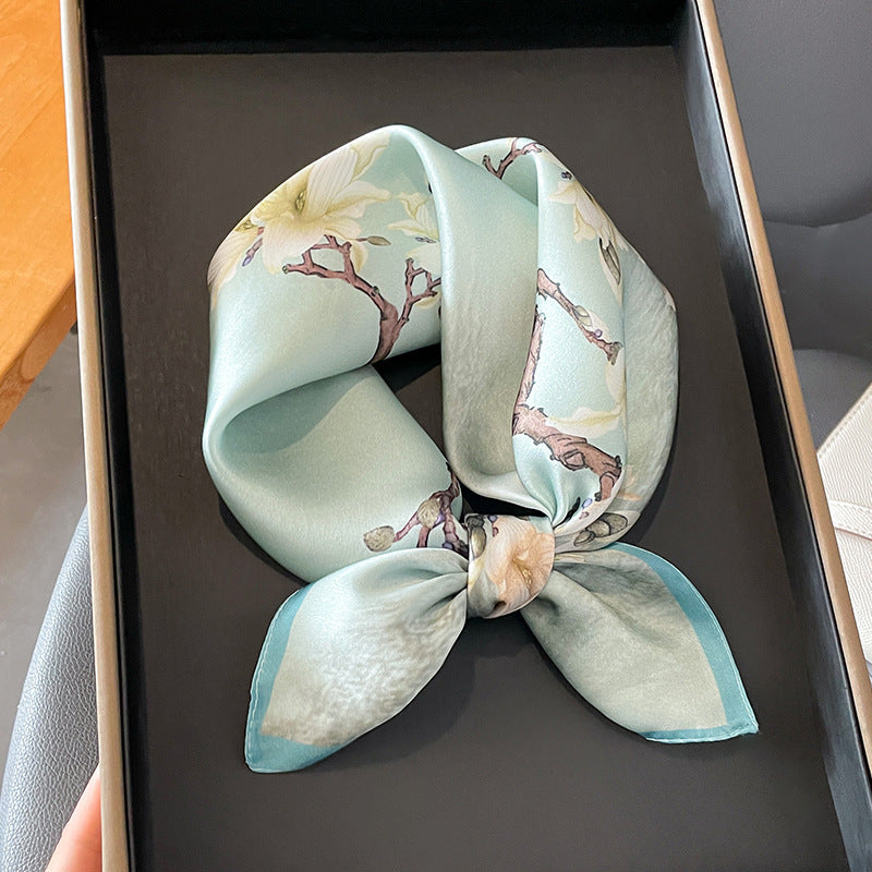 Versatile And Stylish Silk Neck Scarf