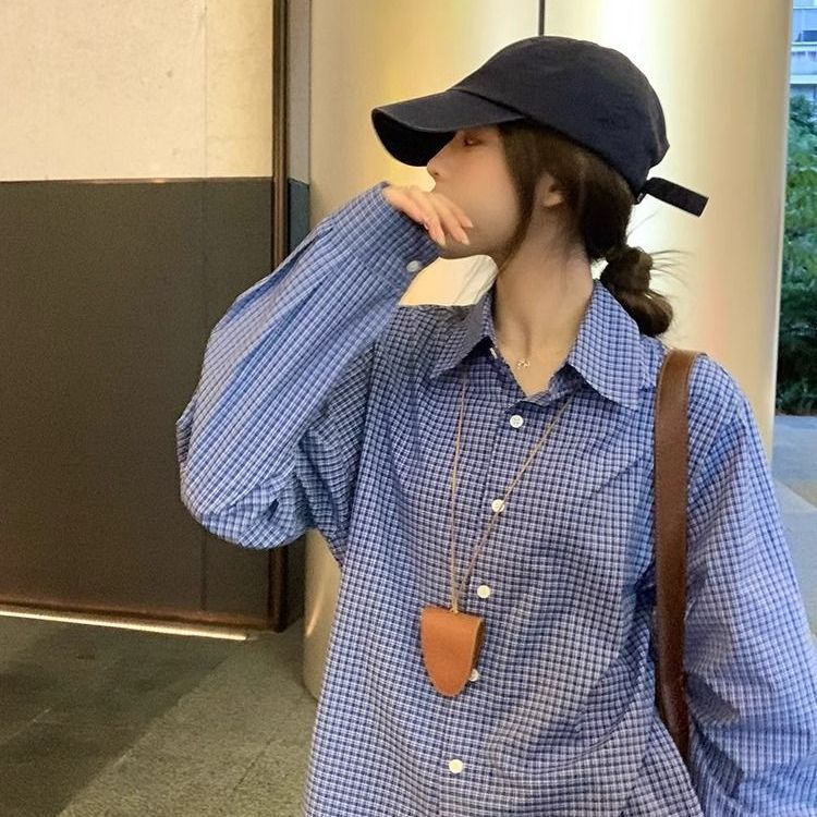 Women's Long-sleeve Versatile Loose Slim Casual Shirt