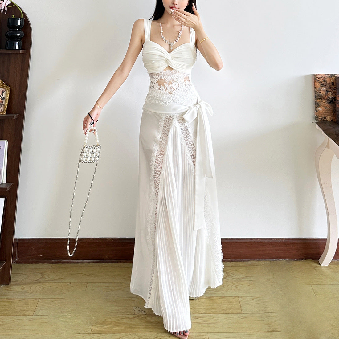 Women's Slim-fit Elegant Sheath Long Skirt Suit