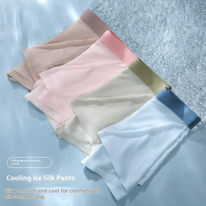 Ice Silk Men's Cool Antibacterial Graphene Breathable Shorts