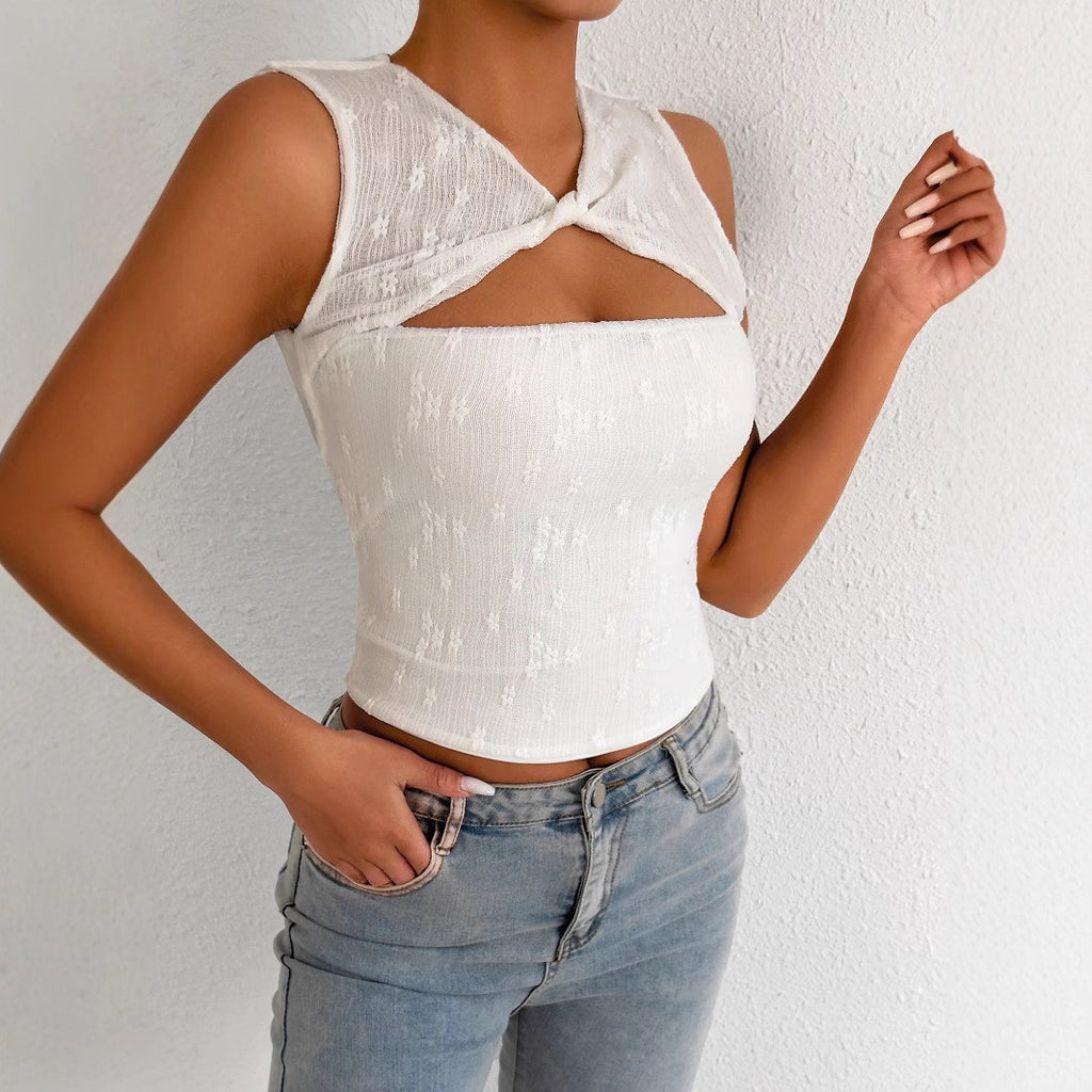 Fashion Lace Women's Sexy Slim-fitting Layering Top