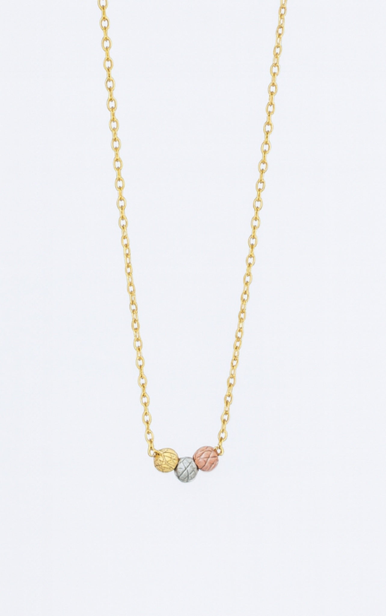 Stainless Steel Beaded Necklace For Women