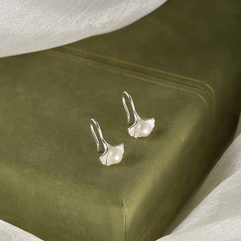 New Ginkgo Leaf Ear Hooks For Women