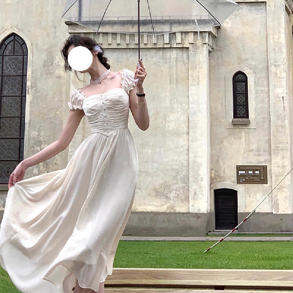 Women's Fashion Vintage French Dress