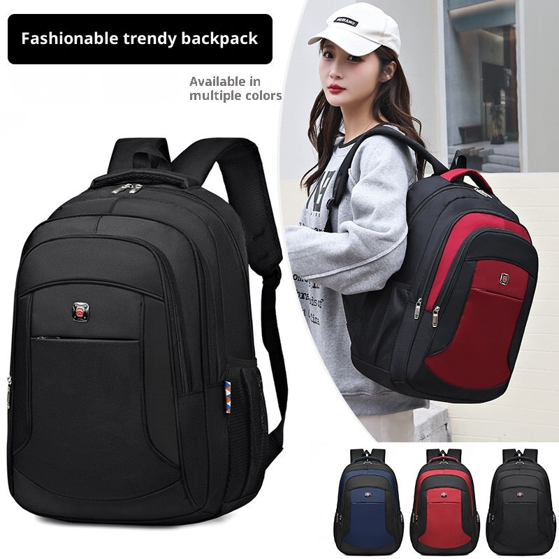 New Backpack Large Capacity Computer Bag High School Student Lightweight