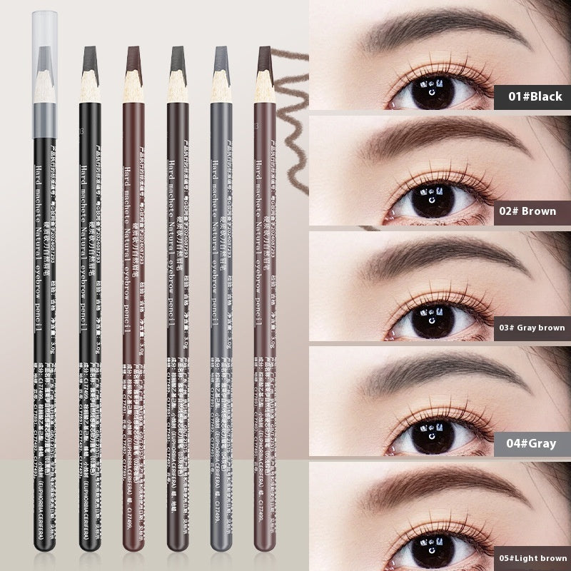 Hard Core Wild Eyebrow Pencil Waterproof And Sweatproof Distinct Look