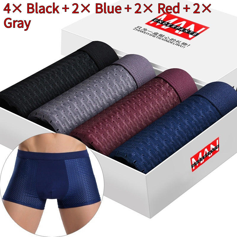 4pcs Lot SKY HERO Mens Panties Boxers Underwear Underpants Male Shorts