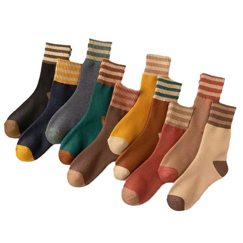 Women's Fleece-lined Terry Socks Mid-calf
