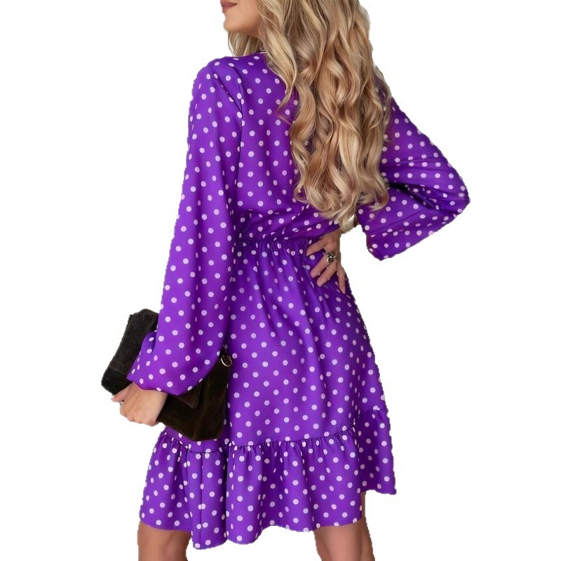 Trendy Womens Clothing With A Playful Polka-dot Design