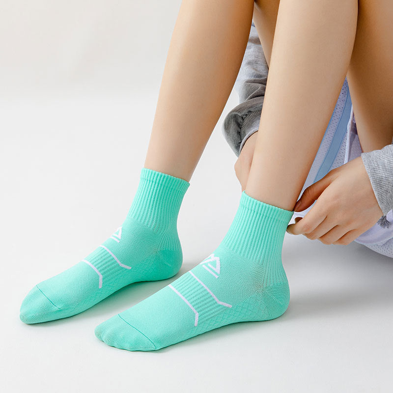 7 Pairs Compression Stockings For Women Colorful  Sock Running Fitness Sports Pressure Socks Deodorant And Breathable For Outdoor Sports Cycling And Hiking