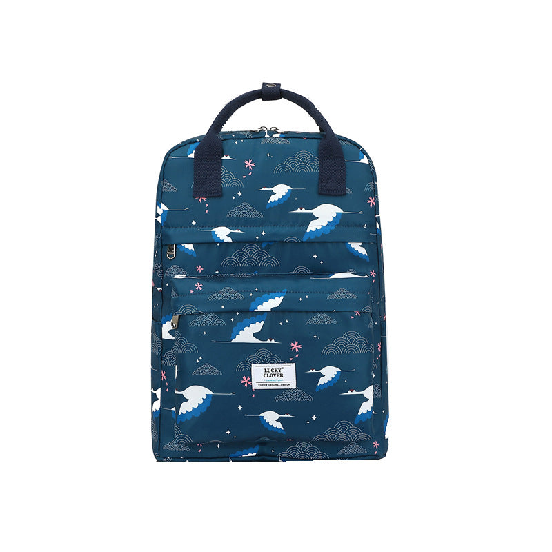 Versatile And Portable Waterproof Printed Backpack That Can Be Used To Carry Luggage