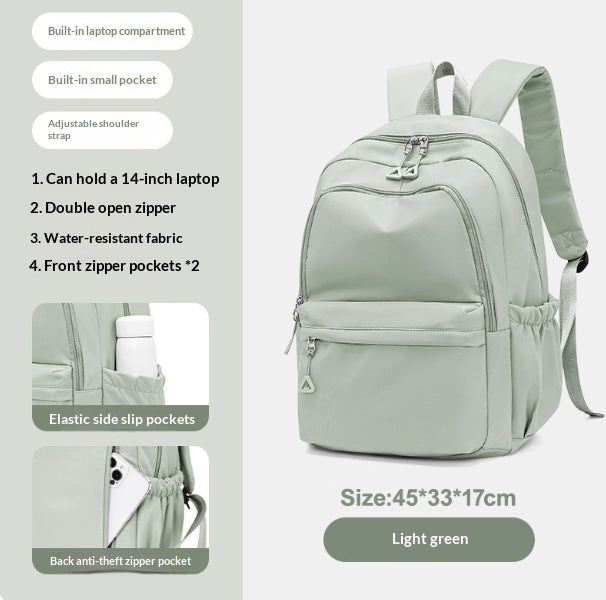Simple And Versatile High School Student Backpack