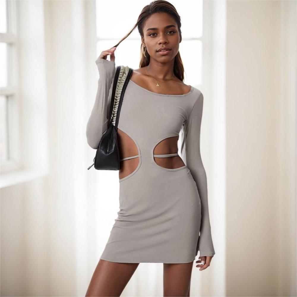 New Autumn And Winter Style Waist Hollow-out Design Stylish Short Skirt