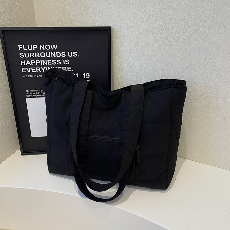 Large Capacity Female Solid Color Single-shoulder Bag