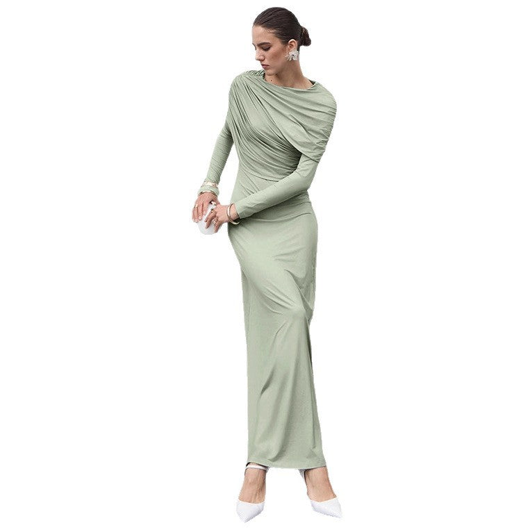 Fashionable, Elegant, Long-sleeved Slim Dress For Women