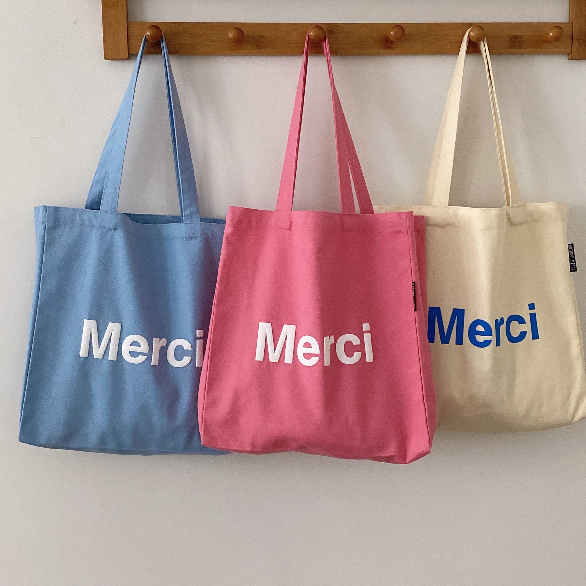 Candy Color Canvas Shoulder Bag Student