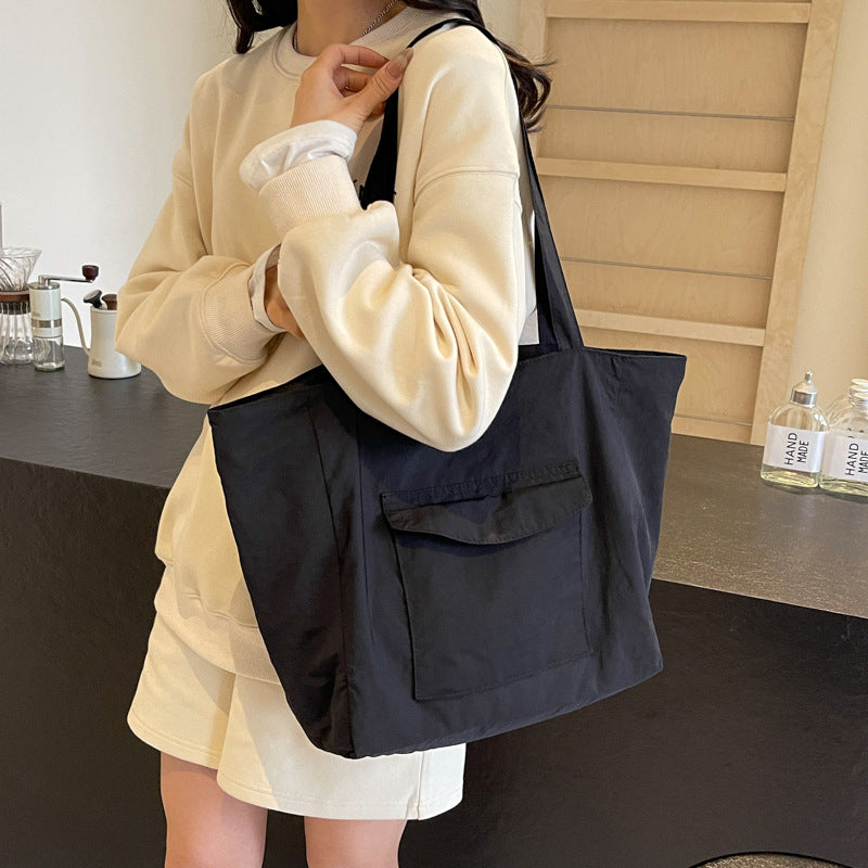 Large Capacity Artistic One-shoulder Canvas Bag